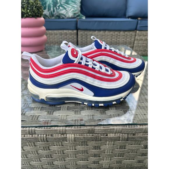 Nike Air Max 97 USA Red White Blue - Size 5.5Y / Women’s 7 - Picture 3 of 7